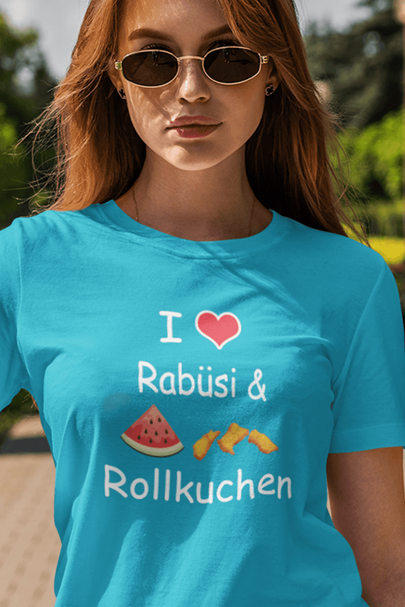 I Heart Rabüsi and Rollkucken Fun Mennonite Premium Smart Fit T