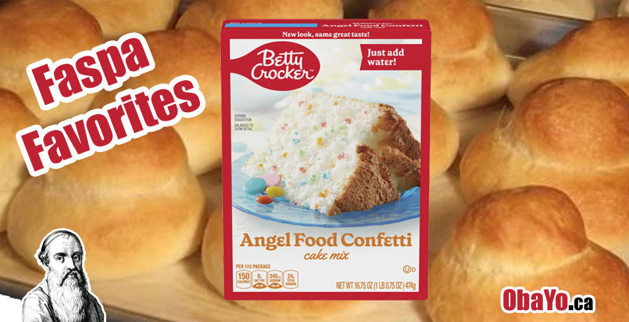 Faspa Favorites: A classic, Confetti Angel Food Cake!