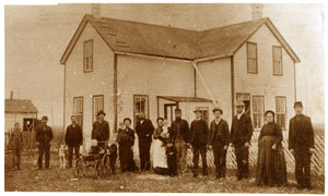 Rare photo ca. 1895 Harms family Jant Sied (Winkler)