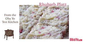 It's Rhubarb Season!