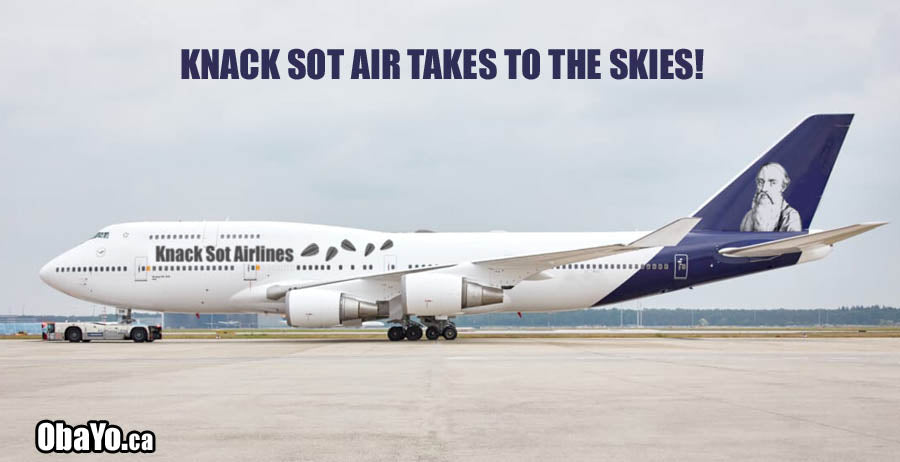 Knack Sot Air takes to the skies!