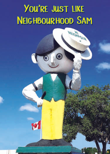 Just Like Sam - Winnipeg Fun Birthday Card