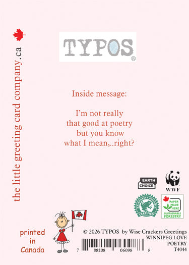 Winnipeg Love Poetry
