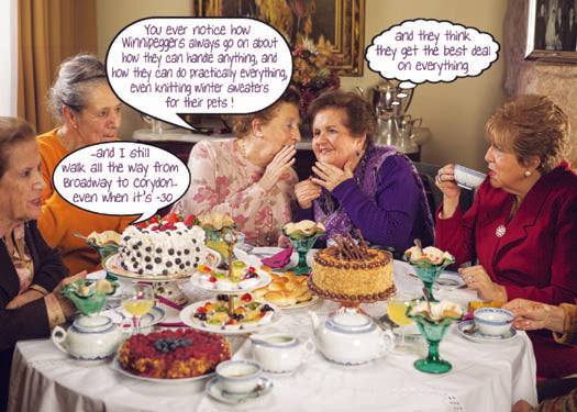 Some Winnipeggers Can't Knit - Fun Birthday Card