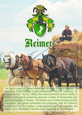 Reimers - Funny Mennonite Birthday Card - ObaYo.ca