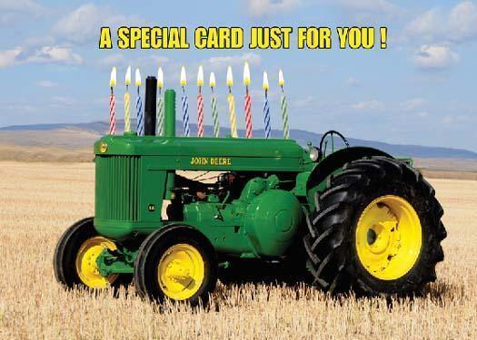 A Special Card For You - Farm / Tractor Funny Birthday Card - ObaYo.ca