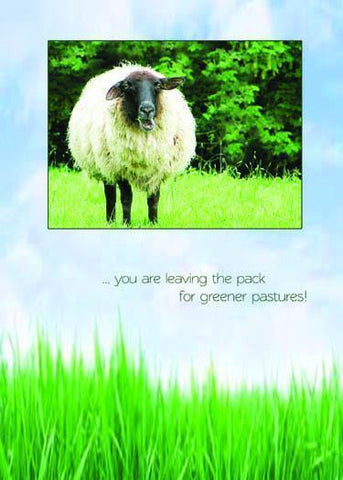 Leaving The Pack - Good Wishes / Goodbye Card - ObaYo.ca