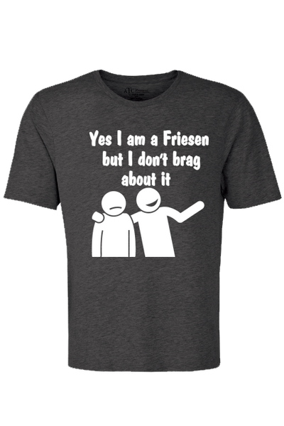 I Don't Brag About It - Customize With Your Name! Unisex Comfort T - ObaYo.ca