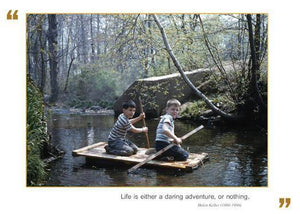 Life Is A Daring Adventure - Friendship Blank Card - ObaYo.ca