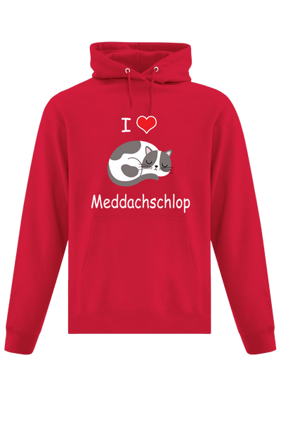 I Heart Meddachschlope Cat Fun Mennonite Hoodie - ObaYo.ca