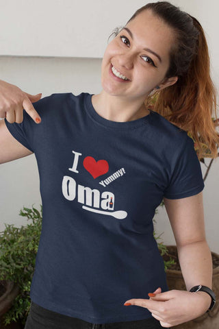 I Heart Oma Tribute Comfort T shirt