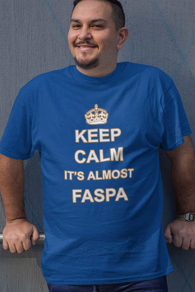 Keep Calm It's Almost Faspa Fun Mennonite Premium Smart Fit T - ObaYo.ca