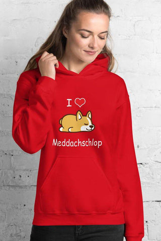 I Heart Meddachschlope Puppy Fun Mennonite Hoodie - ObaYo.ca