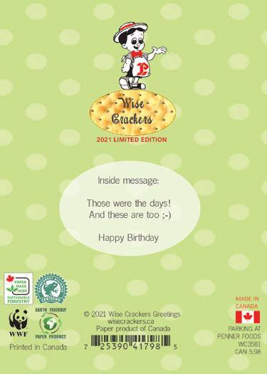 Parking at Penner Foods Fun Birthday Card - ObaYo.ca