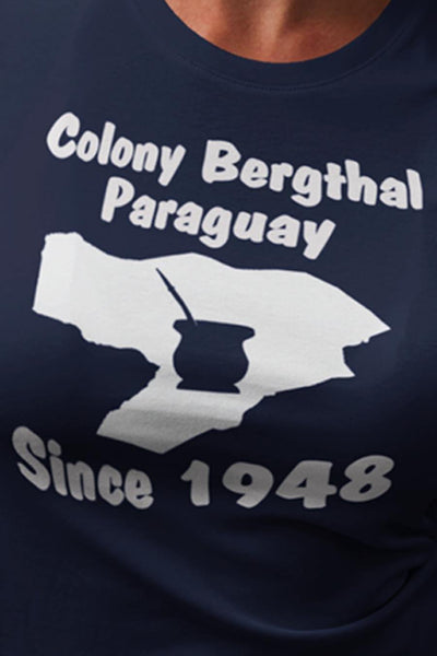 Colony Bergthal Comfort Cut T - Navy - ObaYo.ca