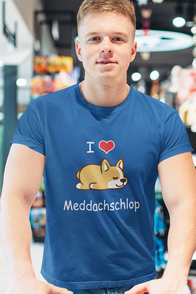 I Heart Meddachschlope Puppy Fun Mennonite Premium Smart Fit T - ObaYo.ca