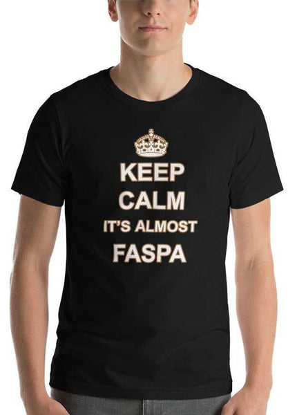 Keep Calm It's Almost Faspa Fun Mennonite Premium Smart Fit T - ObaYo.ca