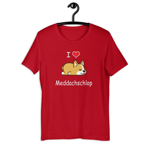 I Heart Meddachschlope Puppy Fun Mennonite Premium Smart Fit T - ObaYo.ca