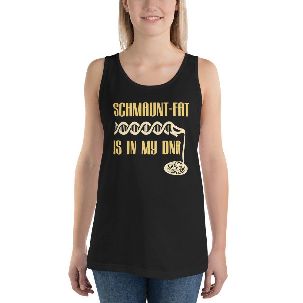Schmaunt-Fat Is In My DNA Fun Mennonite Premium Tank Top - ObaYo.ca